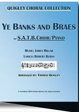 Ye Banks and Braes (S.A.T.B.) SATB choral sheet music cover